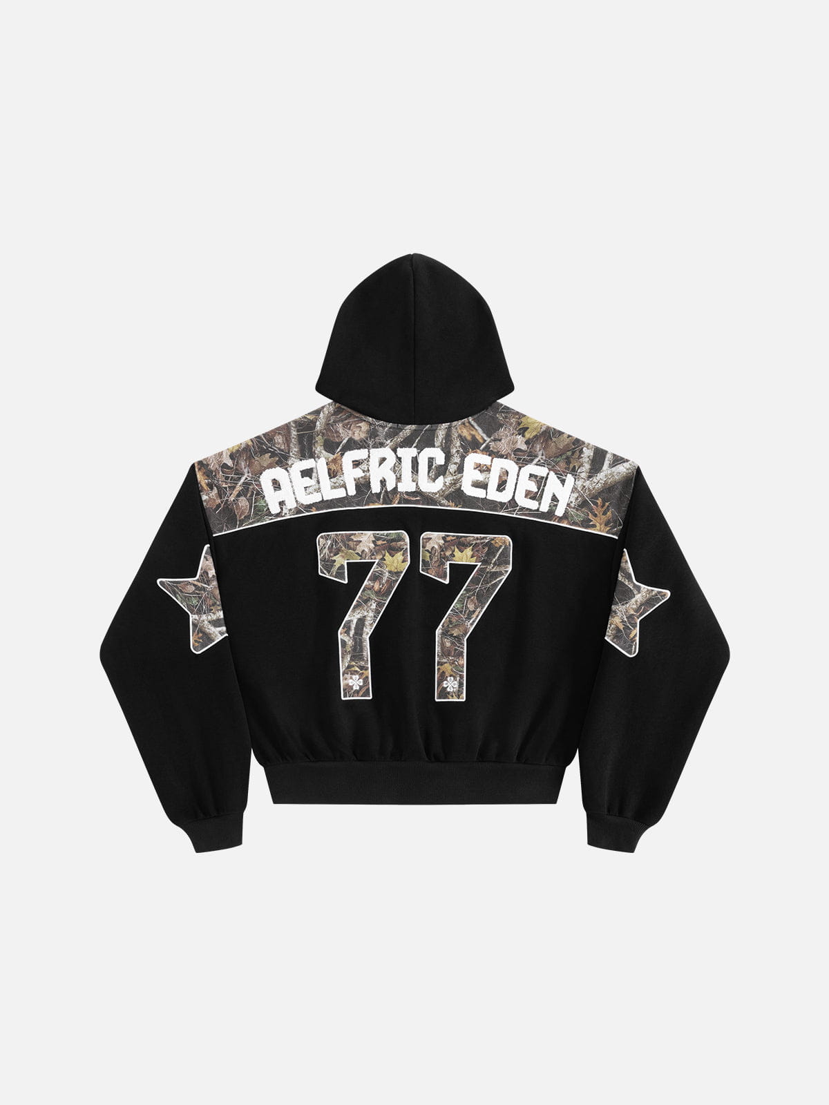Alternative view of Aelfric Eden Boxy Camo Panel Pullover Hoodie