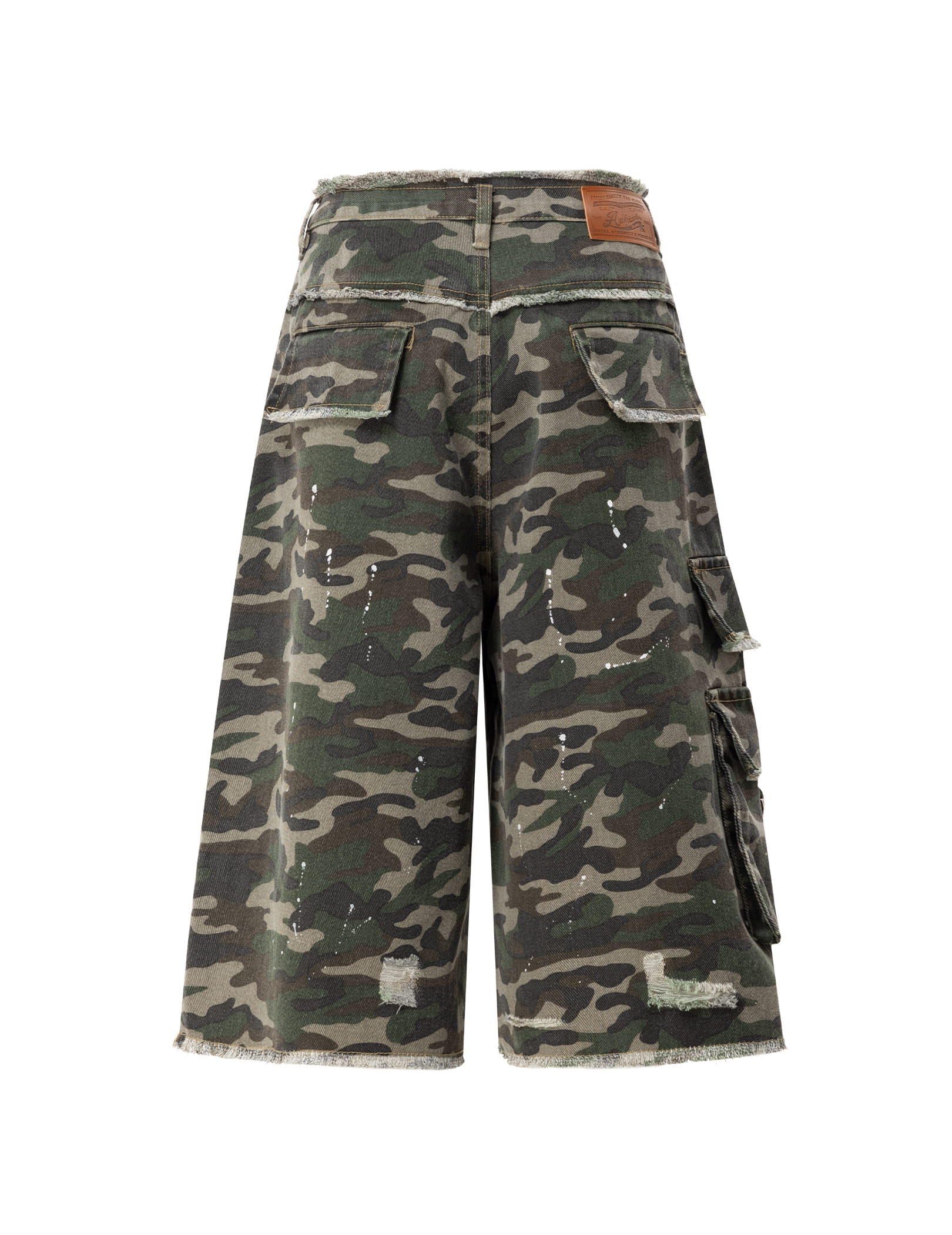 Alternative view of Aelfric Eden Camo Cargo Longline Shorts